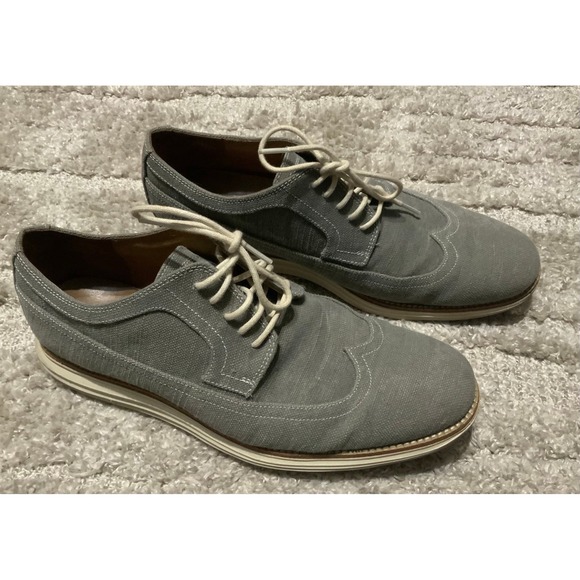 Men's Cole Haan Lunargrand Oxford Canvas size 12 Shoes - Picture 1 of 7